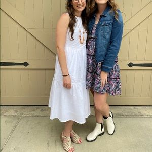 Women’s J.Crew MIDI Dress in white